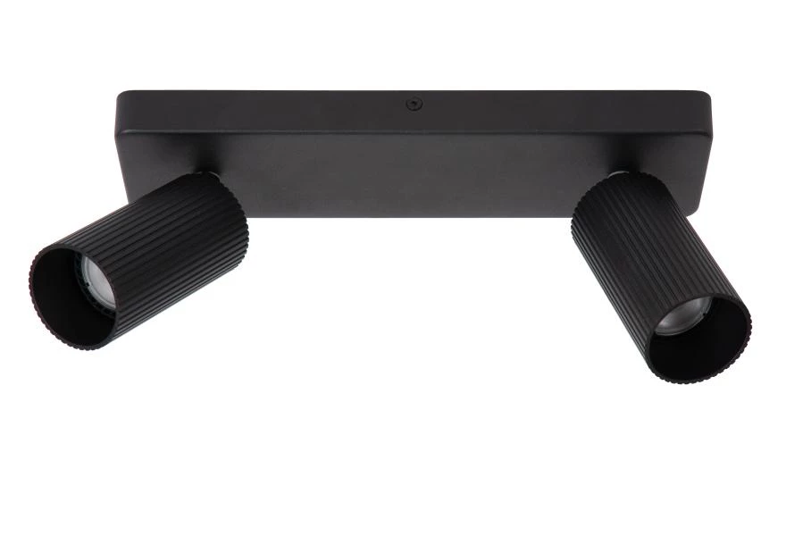 Lucide CLUBS - Deckenstrahler - 2xGU10 - Schwarz - ausgeschaltet